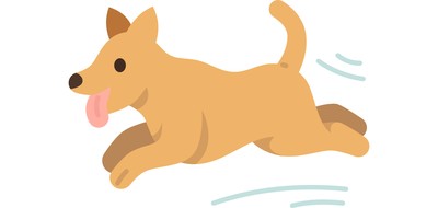 Image for Dog Running Pet Cricut SVG Design