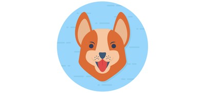 Image for Animal Mascot Dog Head Dog Mascot Cricut SVG Design