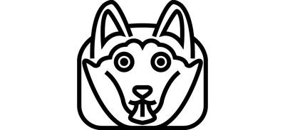 Image for Dog Husky Head Cricut SVG Design