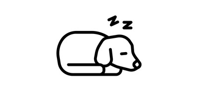 Image for Dog Sleeping  Cricut SVG Design