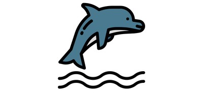 Image for Dolphin Animal Aquarium Cricut SVG Design