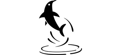 Image for Dolphin Jump Out Jump Up Cricut SVG Design