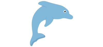 Image for Dolphin Fish Mammal Cricut SVG Design