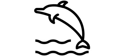 Image for Dolphin Fish Jumping Cricut SVG Design