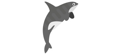 Image for Dolphin Fish Mammal Cricut SVG Design