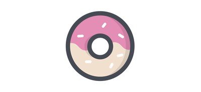 Image for Donut Doughnut Sweet Cricut SVG Design