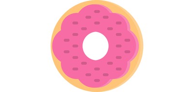 Image for Free Donut Doughnut Strawberry Cricut SVG Design