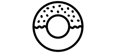 Image for Doughnut Donut Confectionery Cricut SVG Design