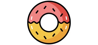 Image for Donut Doughnut Dunkin Donut Cricut SVG Design