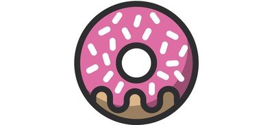 Image for Free Donut Sweet Desert Cricut SVG Design