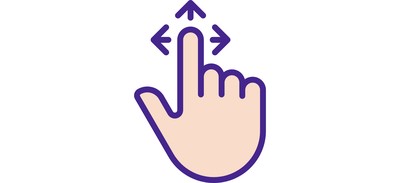 Image for Touch Gesture Drag Cricut SVG Design