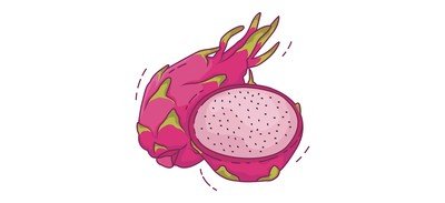 Image for Dragon Fruit Fruit Fresh Cricut SVG Design