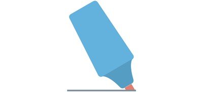 Image for Draw Highlighter Marker Cricut SVG Design