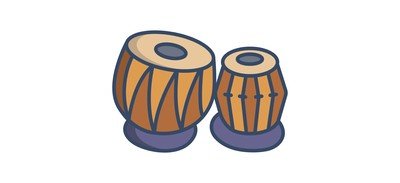 Image for Drum Tabla Dhol Cricut SVG Design