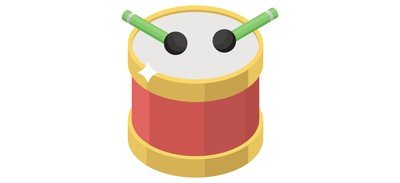 Image for Rattle Drum Drum Musical Instrument Cricut SVG Design