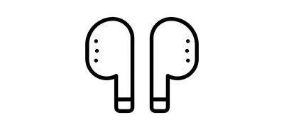 Image for Earphone Wireless Earpods Cricut SVG Design