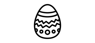 Image for Free Egg Chocolate Easter Cricut SVG Design