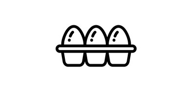 Image for Free Egg Basket Tray Cricut SVG Design