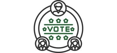 Image for Elections Ballot Casting Cricut SVG Design