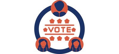 Image for Elections Ballot Casting Cricut SVG Design