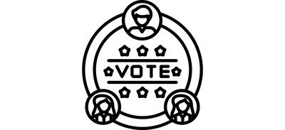 Image for Elections Ballot Casting Cricut SVG Design