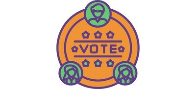 Image for Elections Ballot Casting Cricut SVG Design