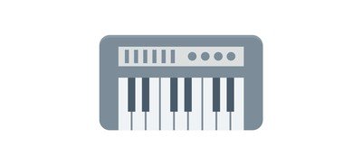 Image for Electronic Piano Musical Cricut SVG Design