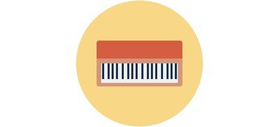 Image for Electronic Piano Musical Cricut SVG Design