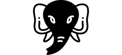 Image for Elephant Face Animal Cricut SVG Design