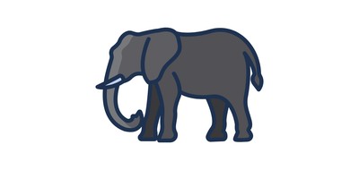 Image for Elephant Animal Wildlife Cricut SVG Design