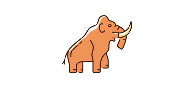 Image for Elephant Mammoth Animal Cricut SVG Design