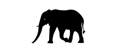 Image for Animal Elephant Wild Animal Cricut SVG Design