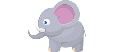 Image for Elephant Animal Cartoon Elephant Cricut SVG Design