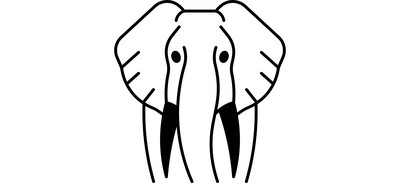 Image for Elephant Tusk Wildlife Cricut SVG Design