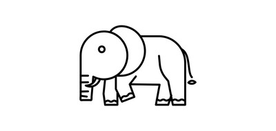 Image for Animal Fix Expand Elephant Cricut SVG Design