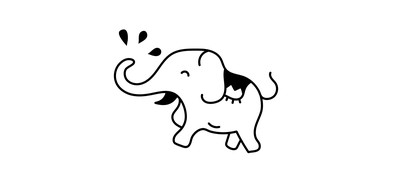 Image for Elephant Thai Cartoon Cricut SVG Design