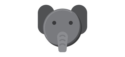 Image for Elephant Elephant Face Animal Cricut SVG Design