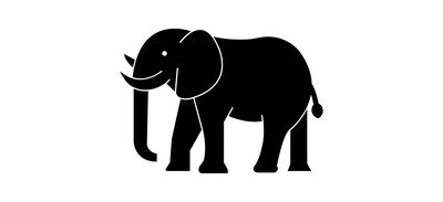 Image for Elephant Proboscidea Mammoths Cricut SVG Design