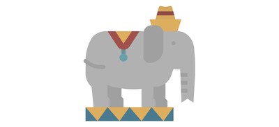 Image for Elephant Zoo Wild Cricut SVG Design