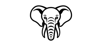 Image for Elephant Wildlife Animal Cricut SVG Design