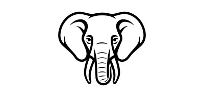 Image for Elephant Wildlife Animal Cricut SVG Design