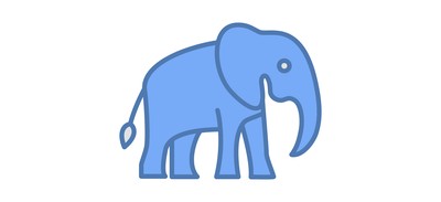 Image for Elephant Animal Republican Cricut SVG Design