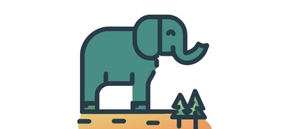 Image for Elephant In The Forest Cricut SVG Design