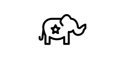 Image for Elephant America Election Cricut SVG Design