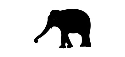 Image for Animal Elephant Wild Animal Cricut SVG Design