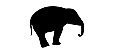 Image for Animal Elephant Wild Animal Cricut SVG Design