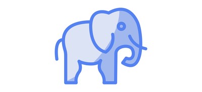 Image for Elephant Mammal Trunk Cricut SVG Design