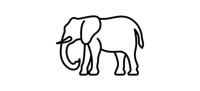 Image for Animal Animal Elephant Cricut SVG Design