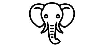 Image for Elephant Animal Zoo Cricut SVG Design