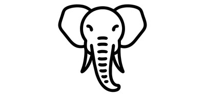 Image for Elephant Animal Zoo Cricut SVG Design